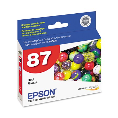 Epson (87) UltraChrome Hi-Gloss 2 Ink, Red T087720